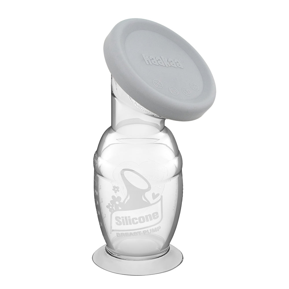 Silicone Breast Pump + Cap - Haakaa Middle East