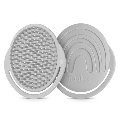 Silicone Shampoo Brush - Slate Grey