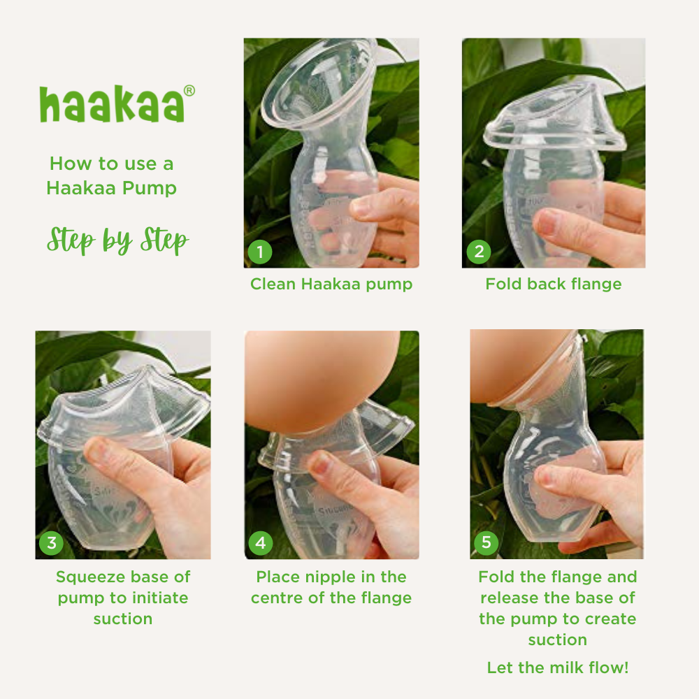 Silicone Breast Pump 100ml – Haakaa Middle East